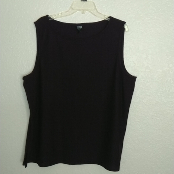 Eileen Fisher ULTRAFINE MERINO SHELL sleeveless WOOL top sz 2XL - Picture 2 of 8